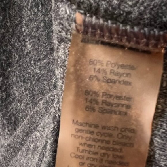 T Alexander wang gray heathered wrap top - Picture 5 of 6